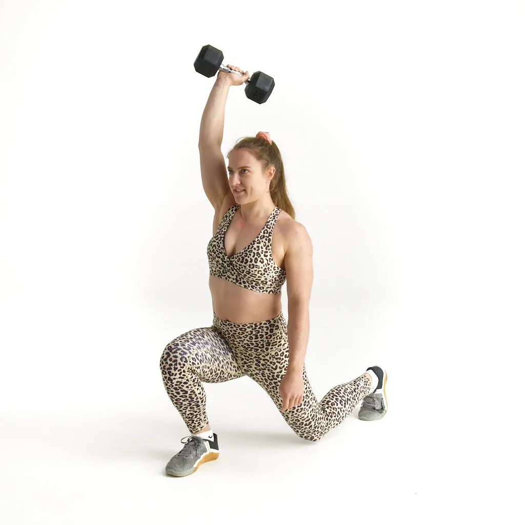 Halo Tornado Sports Bra in Leopard