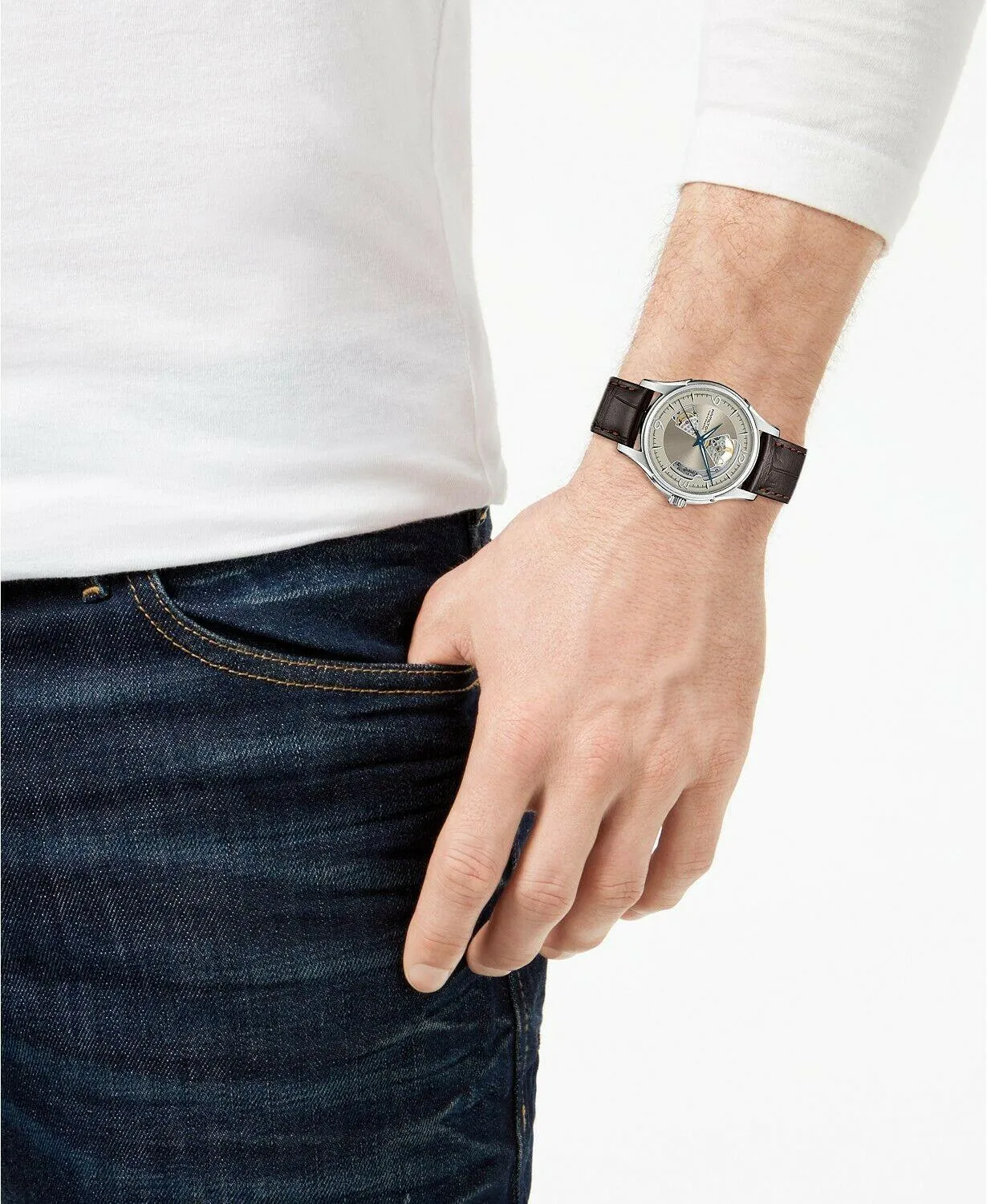 Hamilton Jazzmaster Open Heart Automatic Men's Watch H32565521