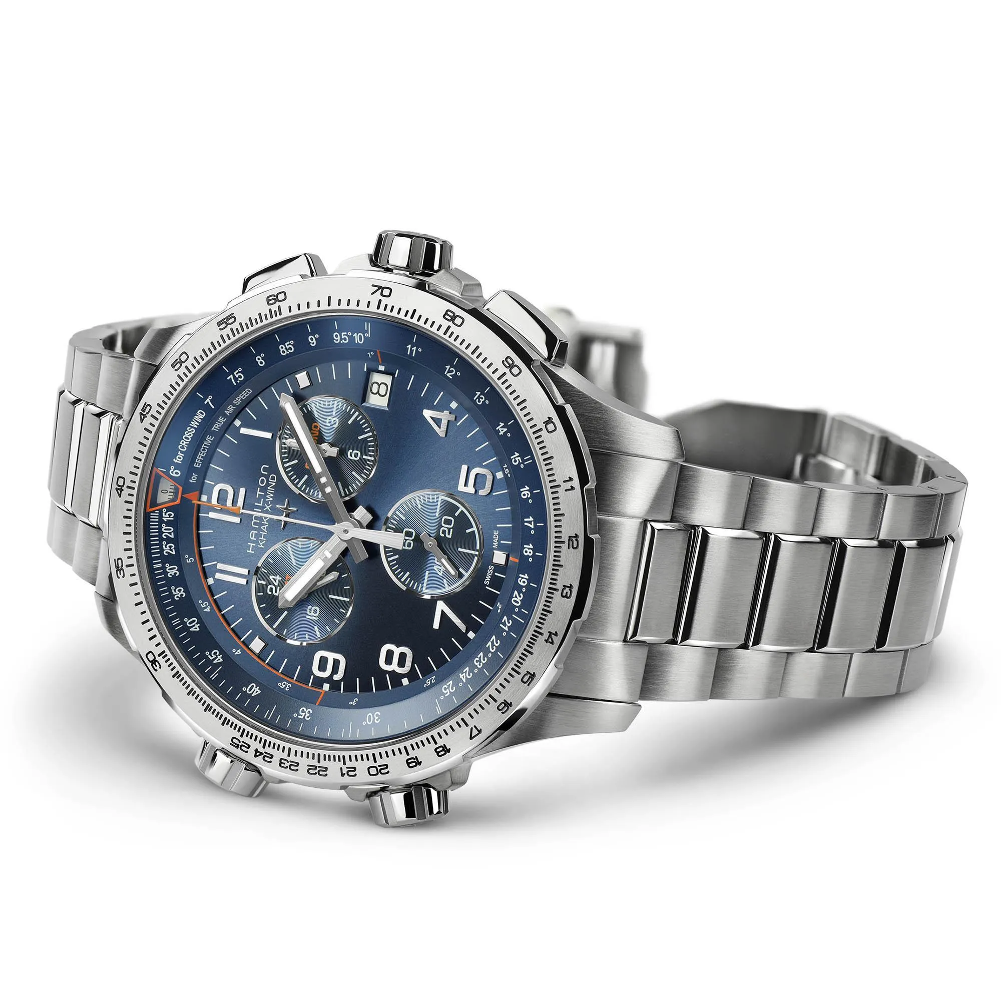 Hamilton Khaki Aviation X-Wind GMT Chrono Quartz Men's Watch H77922141