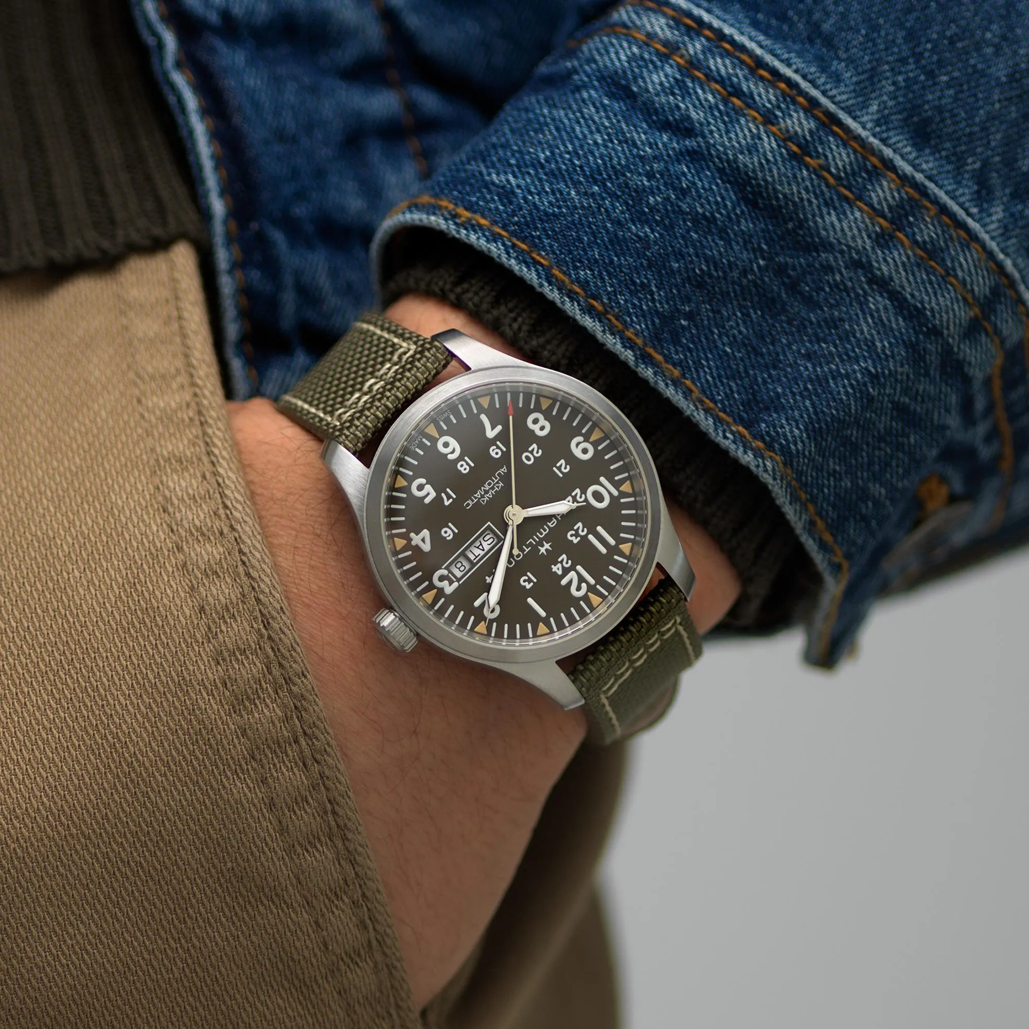 Hamilton Khaki Field Day Date Automatic Men's Watch H70535081