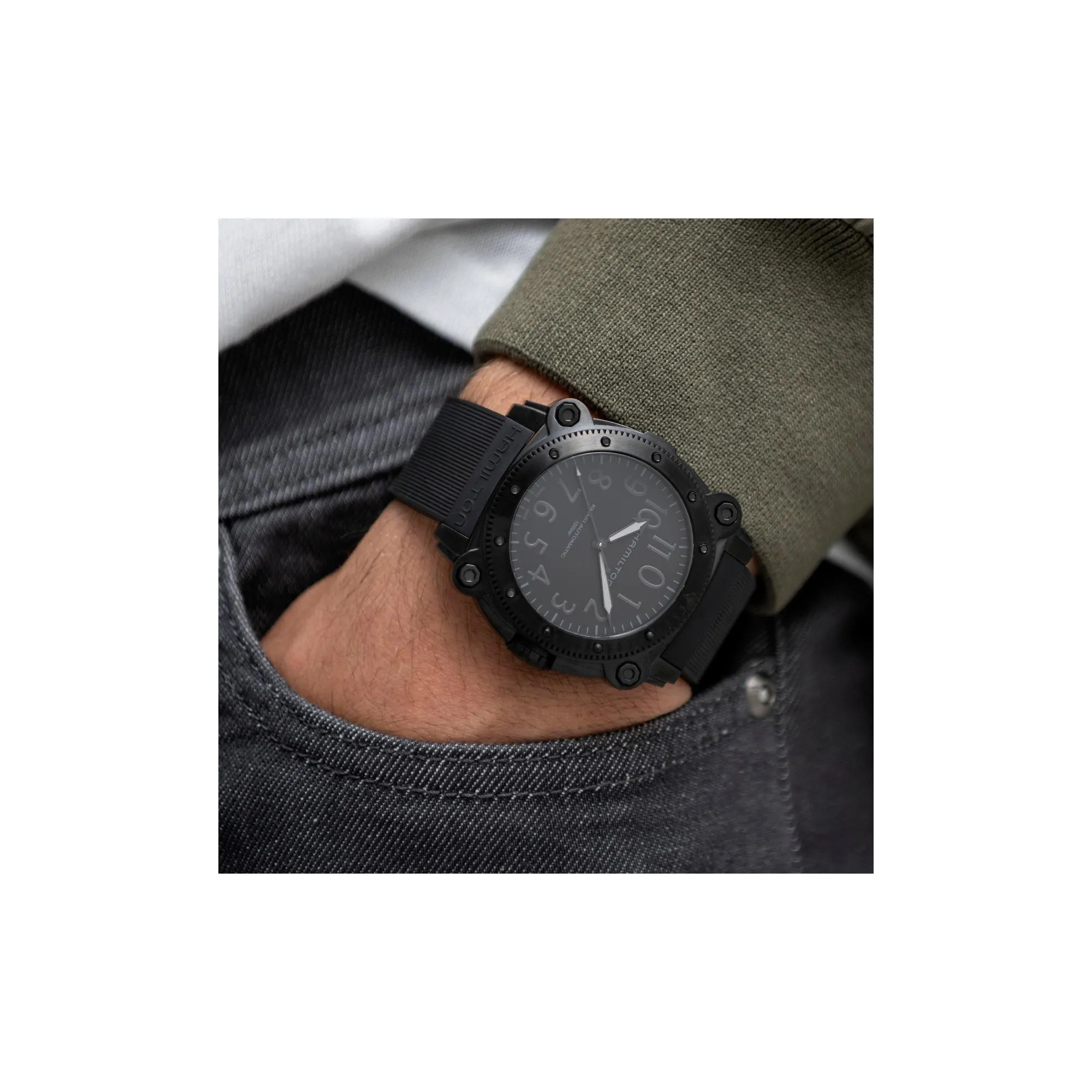 Hamilton Khaki Navy Belowzero Automatic Titanium Men's Watch H78505330