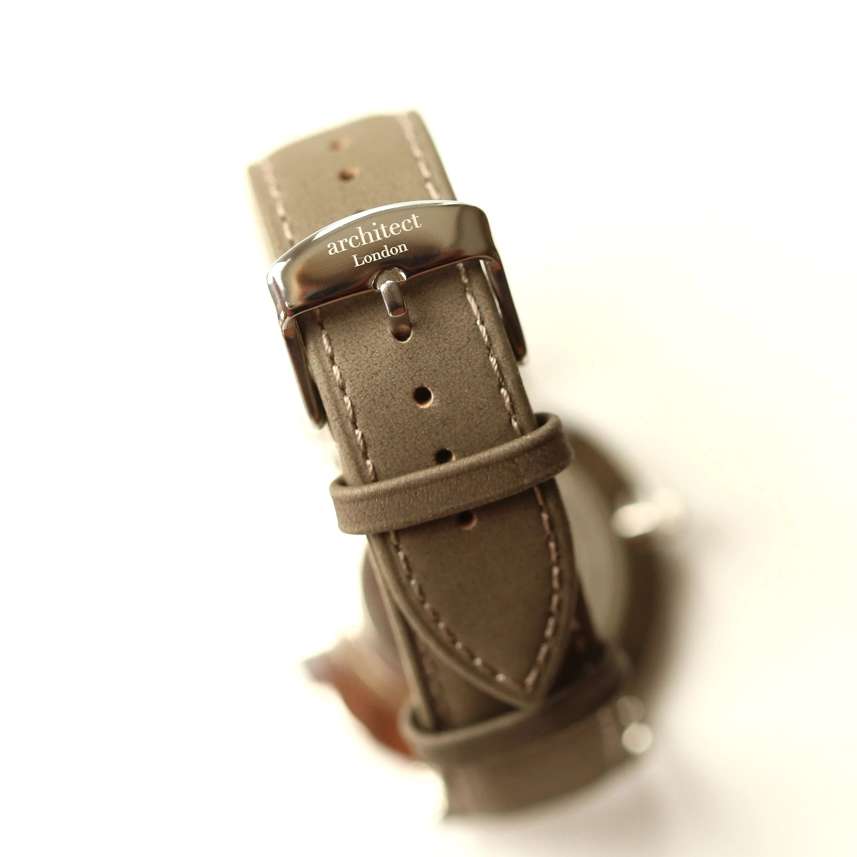 Handwriting Engraving - Men's Architect Zephyr   Urban Grey Strap