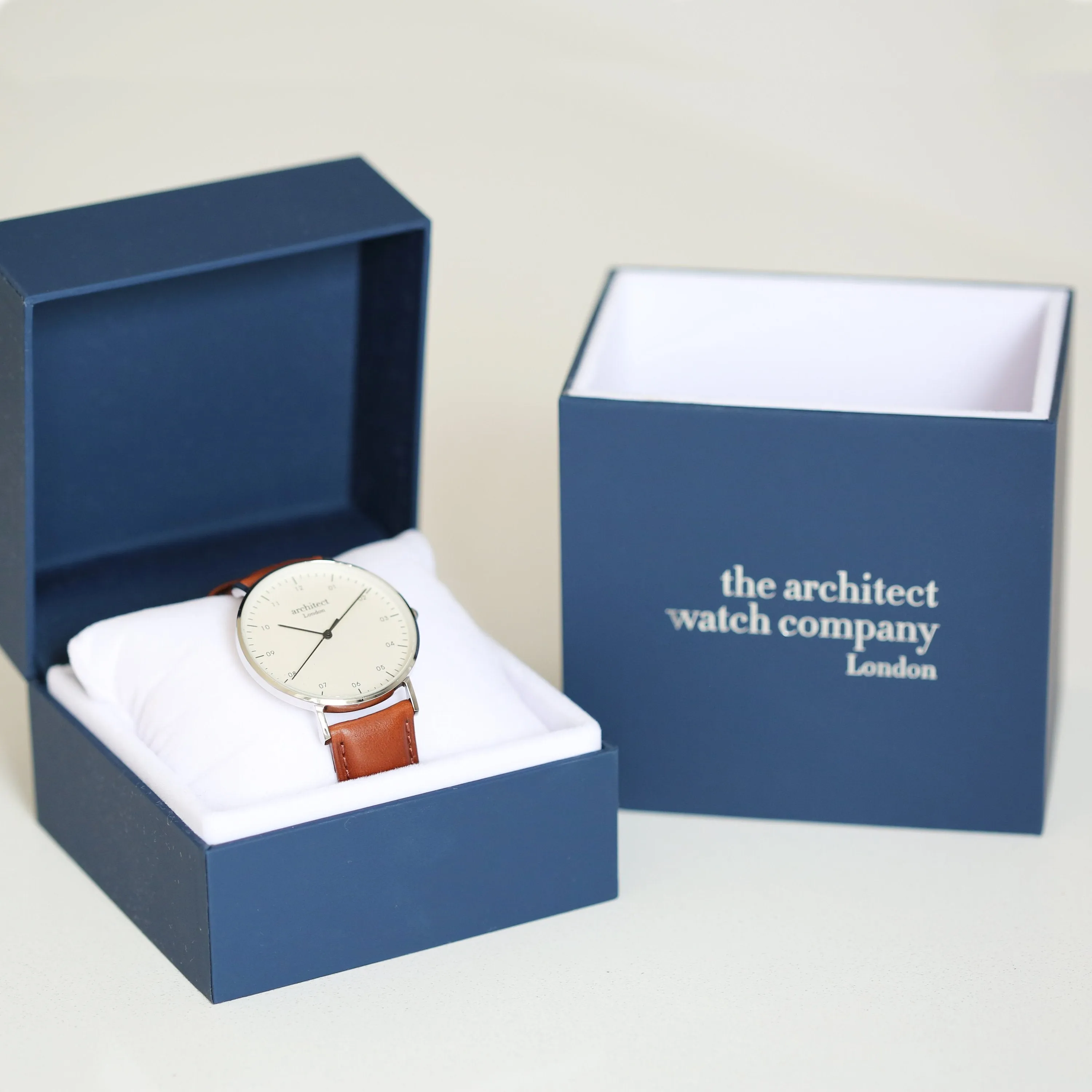 Handwriting Engraving - Men's Architect Zephyr   Walnut Strap