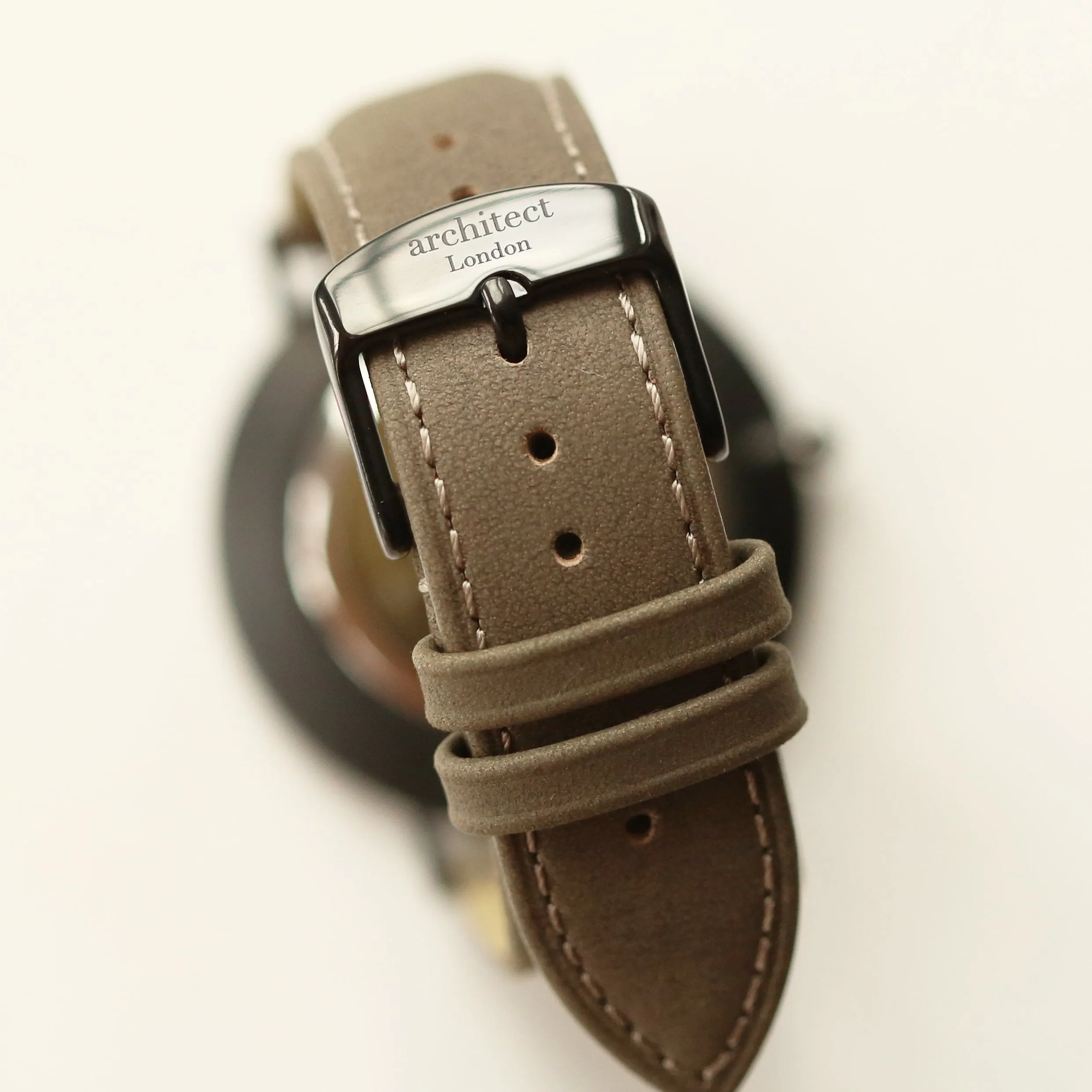 Handwriting Engraving - Men's Minimalist Watch   Urban Grey Strap
