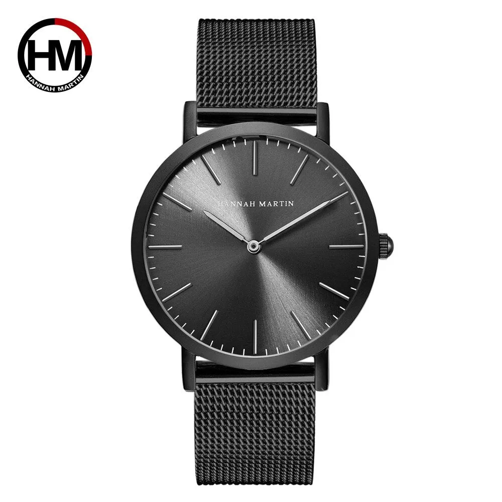HANNAH MARTIN Luxury Brand Simple Quartz Watch