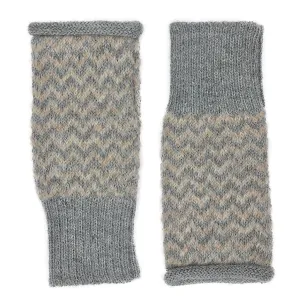 Harbor Chevron Knit Alpaca Gloves