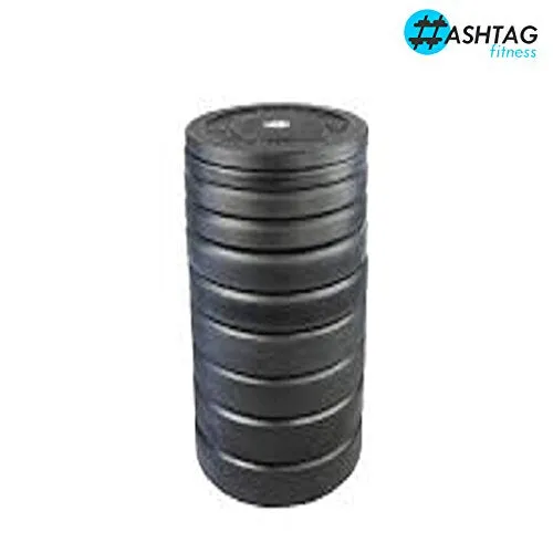 HASHTAG FITNESS Leather Home Gym Set, 50 kg, Black (1233), PVC