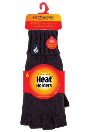 Heat Holders Ladies Fingerless Thermal Gloves