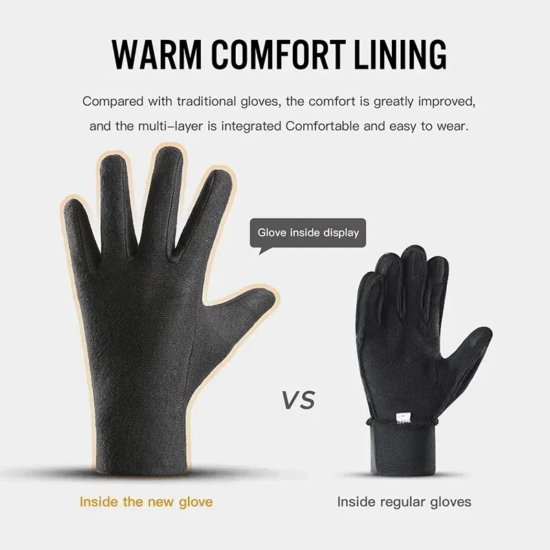 Heated Motorcycle Rechargeable Gloves - Waterproof Thermal Touchscreen Ski & Moto Gear