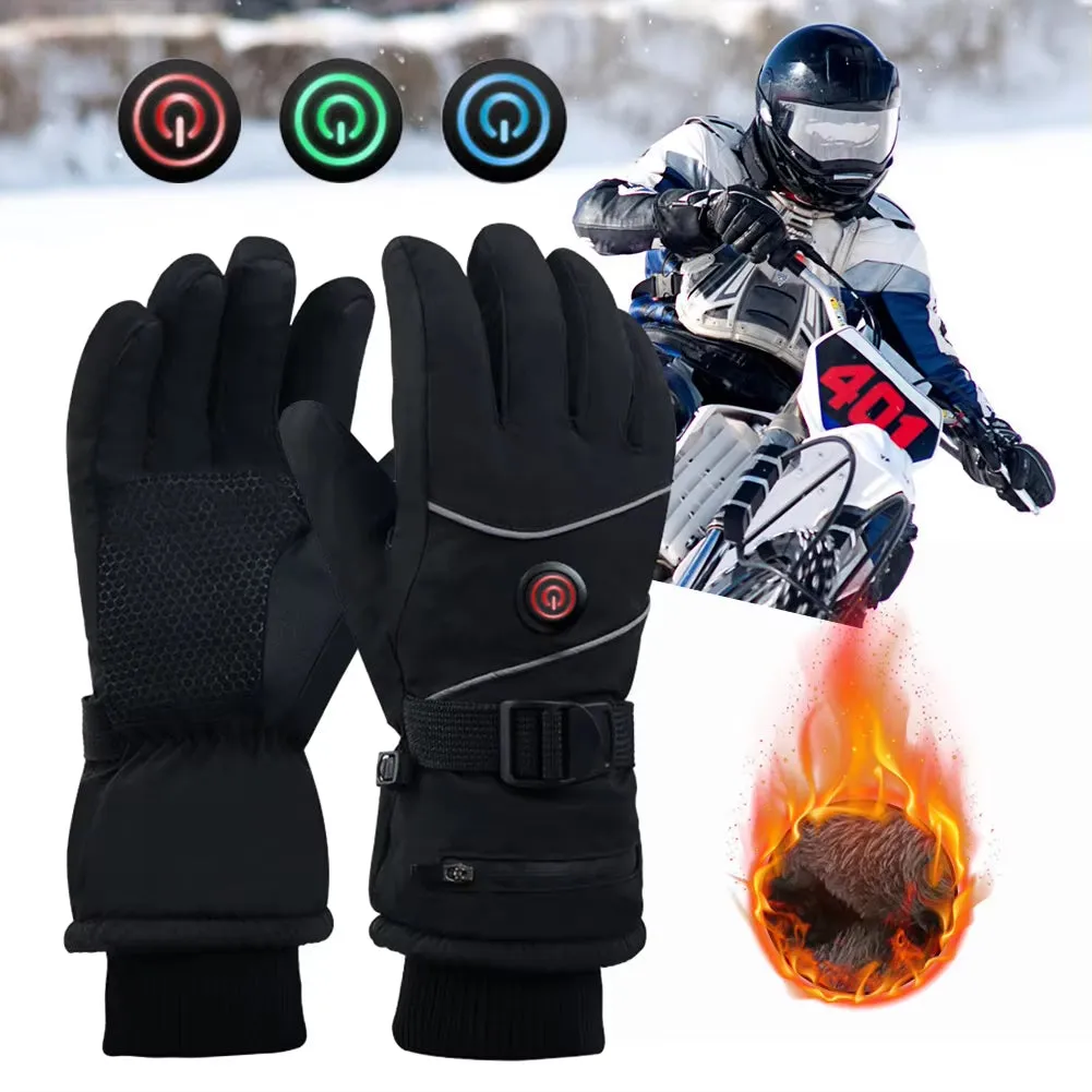 Heated Touchscreen Winter Gloves for Skiing & Hiking