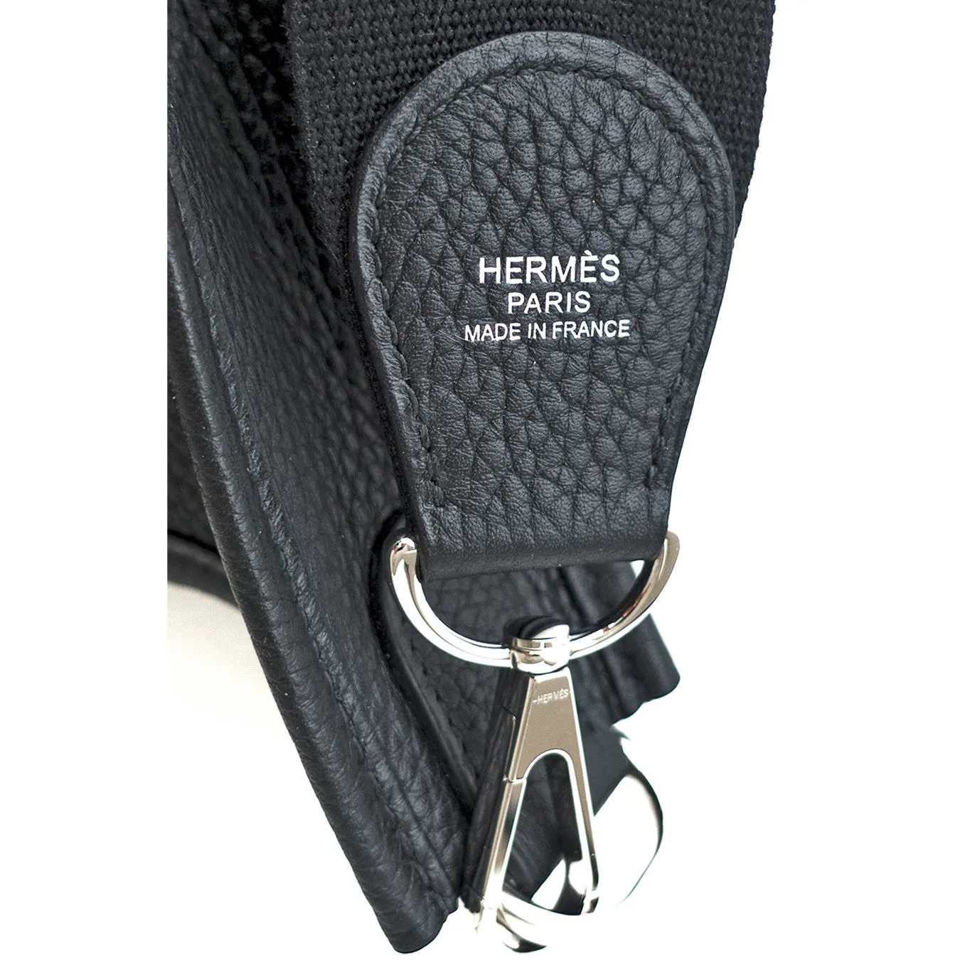Hermes Black Evelyne PM Cross-Body Messenger Bag Chic