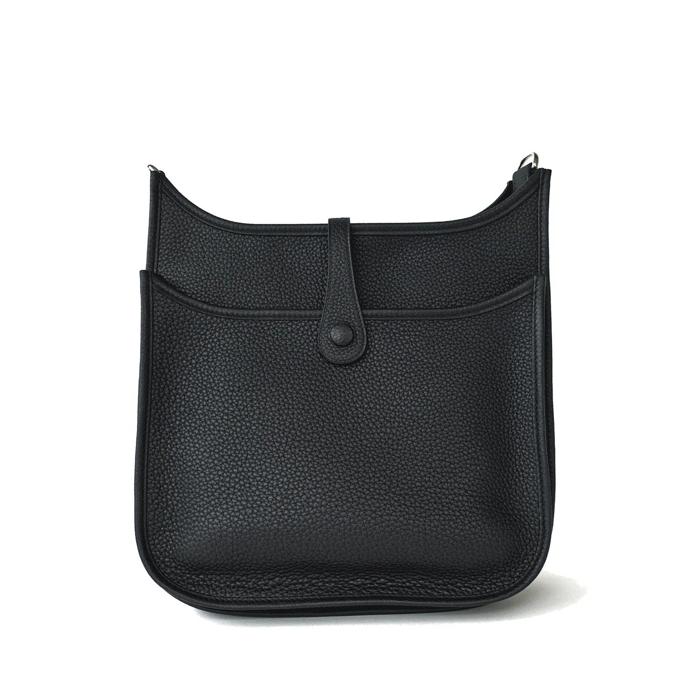 Hermes Black Evelyne PM Cross-Body Messenger Bag Chic