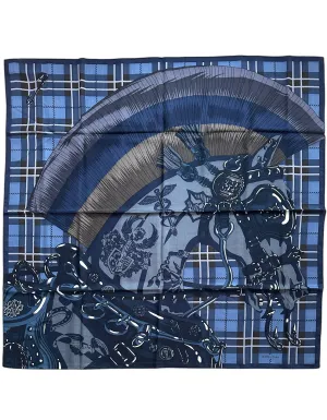 Hermes NWT Cheval Punk 100cm Silk/ Cashmere Scarf