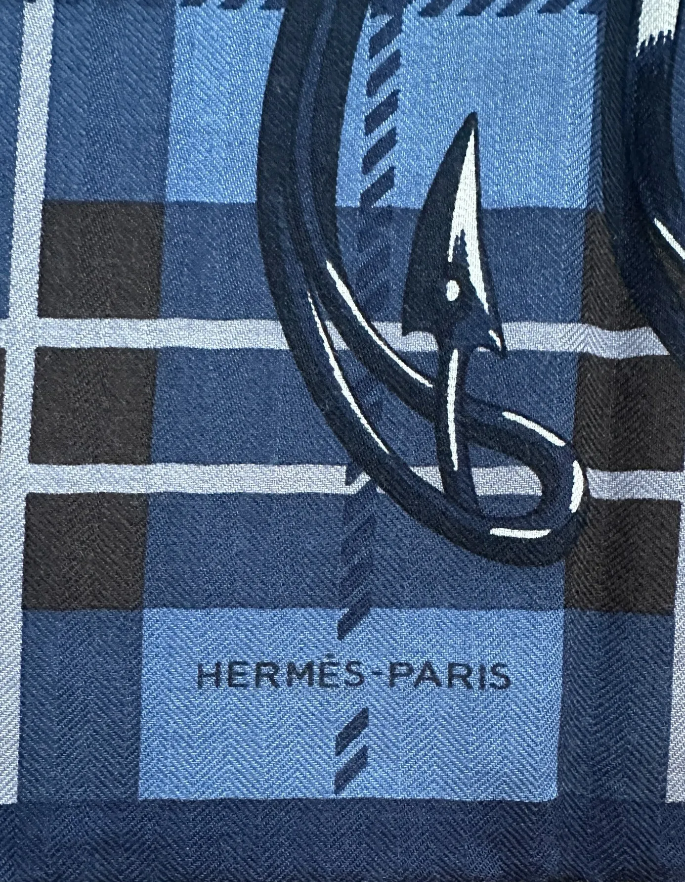 Hermes NWT Cheval Punk 100cm Silk/ Cashmere Scarf