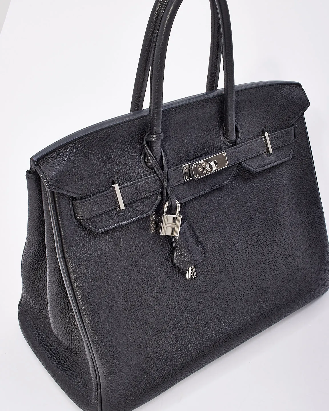 Hermès Black Togo Leather Birkin 35 with Palladium Hardware