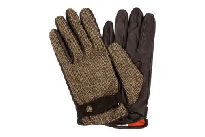 Herringbone Sport Gloves (Walnut)