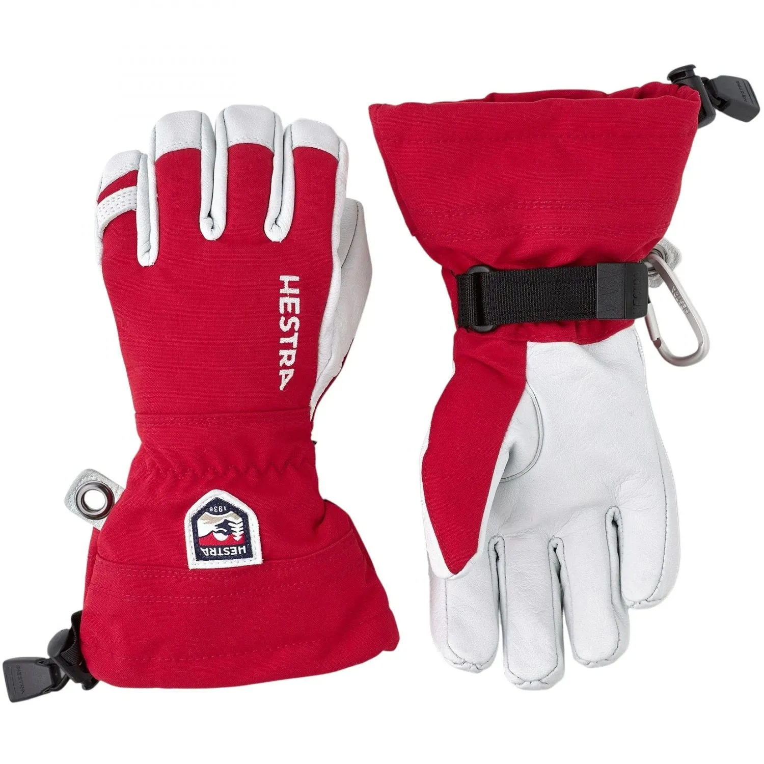 Hestra Army Leather Heli Ski Jr 5-finger