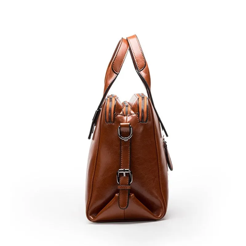 High-Quality Cow Leather Ladies Hand Bags