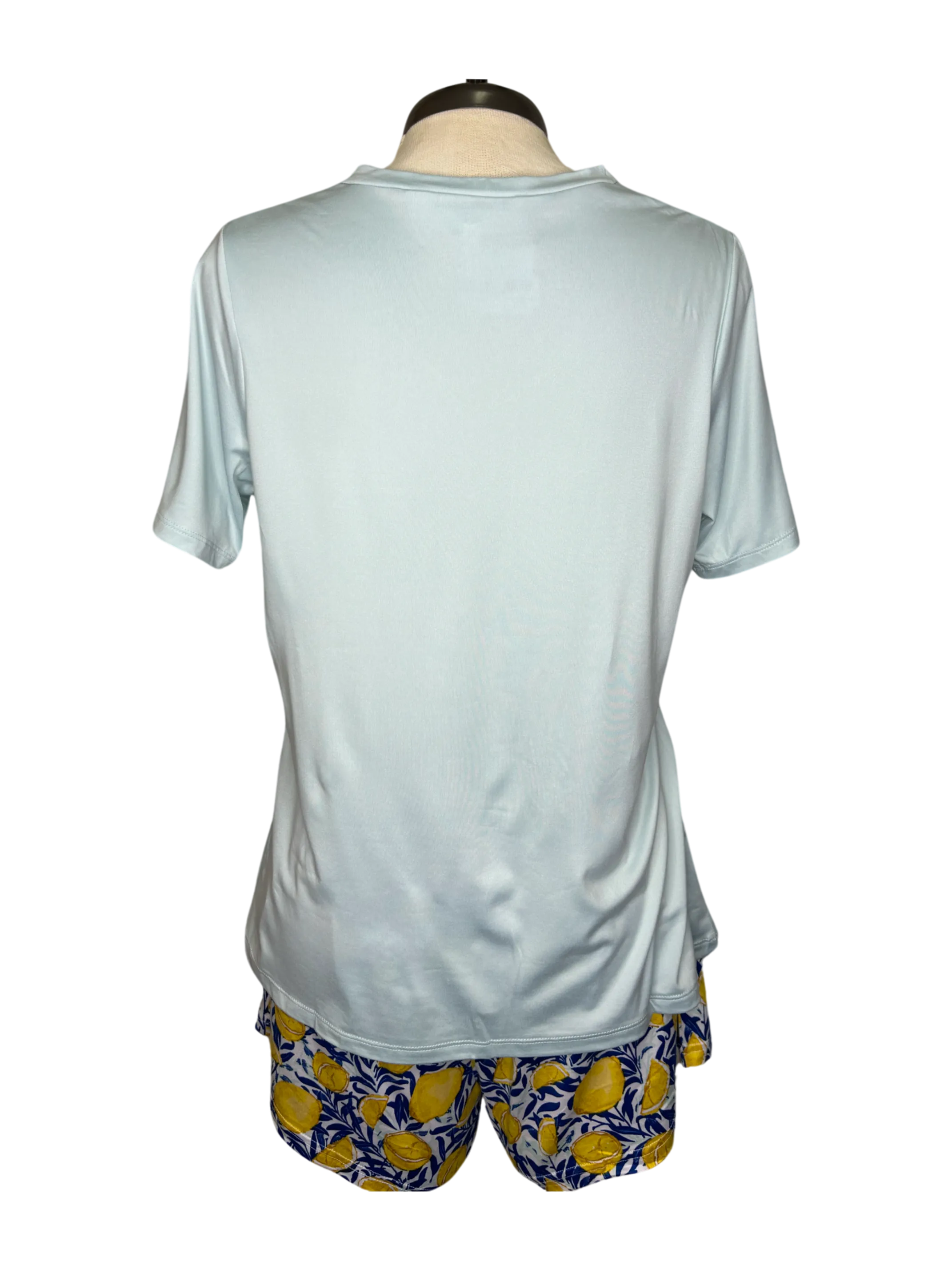 Highlands VNeck Pocket Tee Sky