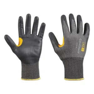 Honeywell CoreShield™ A2/B Coated Cut Resistant Gloves, 8/M, HPPE, Nitrile Micro-Foam, 18 ga, Black, 22-7518B/8M