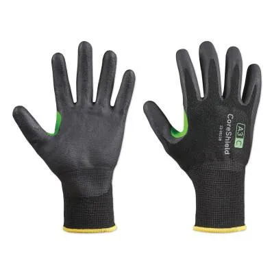 Honeywell CoreShield™ A3/C Coated Cut Resistant Glove, 11/XXL, HPPE/Basalt, Nitrile Micro-Foam, 13 ga, Black, 23-0513B/11XXL