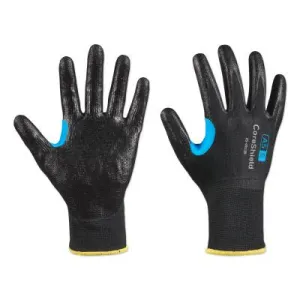Honeywell CoreShield™ A5/E Coated Cut Resistant Gloves, 11/XXL, HPPE/SS, Smooth Nitrile, 13 ga, Black, 25-0913B/11XXL