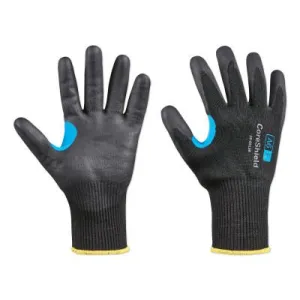 Honeywell CoreShield™ A6/F Coated Cut Resistant Gloves, 6/XS, HPPE/Alloy/Basalt, Nitrile Micro-Foam, 13 ga, Black, 26-0513B/6XS