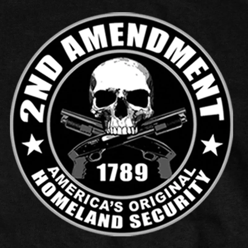 Hot Leathers GMT3207 Men’s Shooter 2nd Amendment Black Sleeveless Shirt