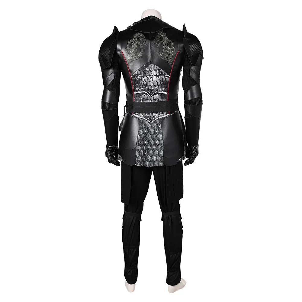 House of the Dragon 2 Daemon Targaryen Black Armor Cosplay Costume Outfits Halloween Carnival Suit