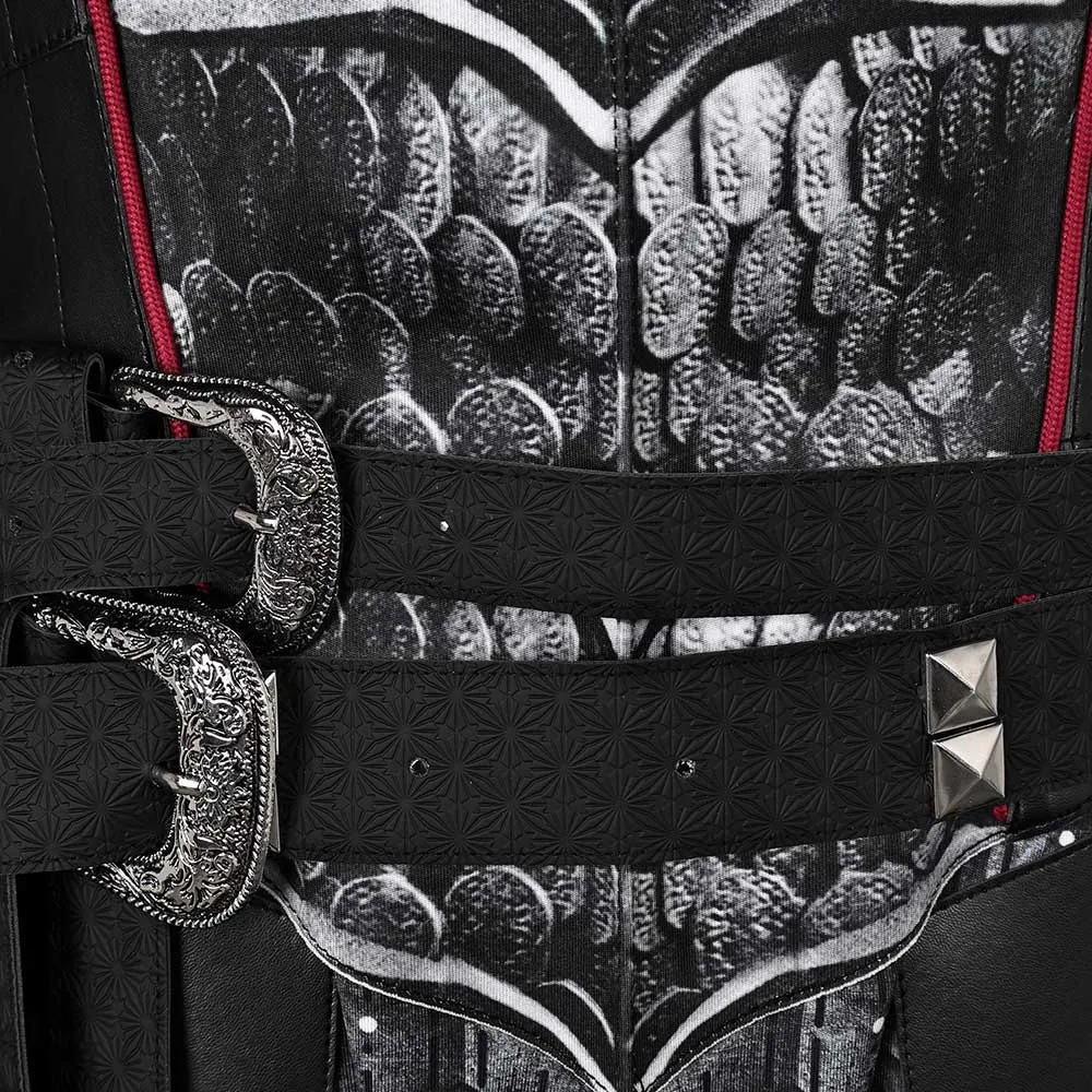 House of the Dragon 2 Daemon Targaryen Black Armor Cosplay Costume Outfits Halloween Carnival Suit