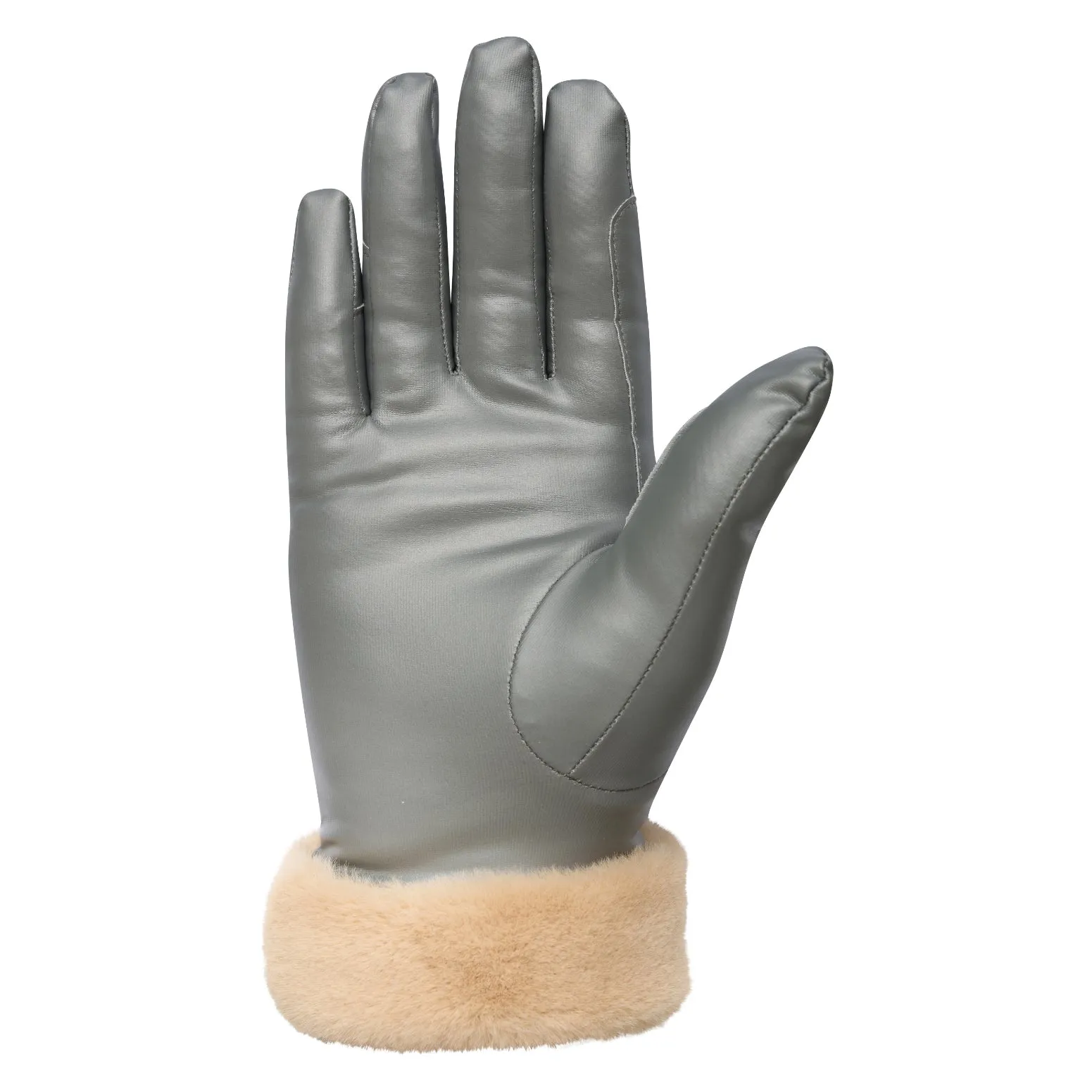 HV Polo Garnet glam green metallic winter gloves
