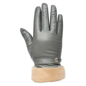 HV Polo Garnet glam green metallic winter gloves