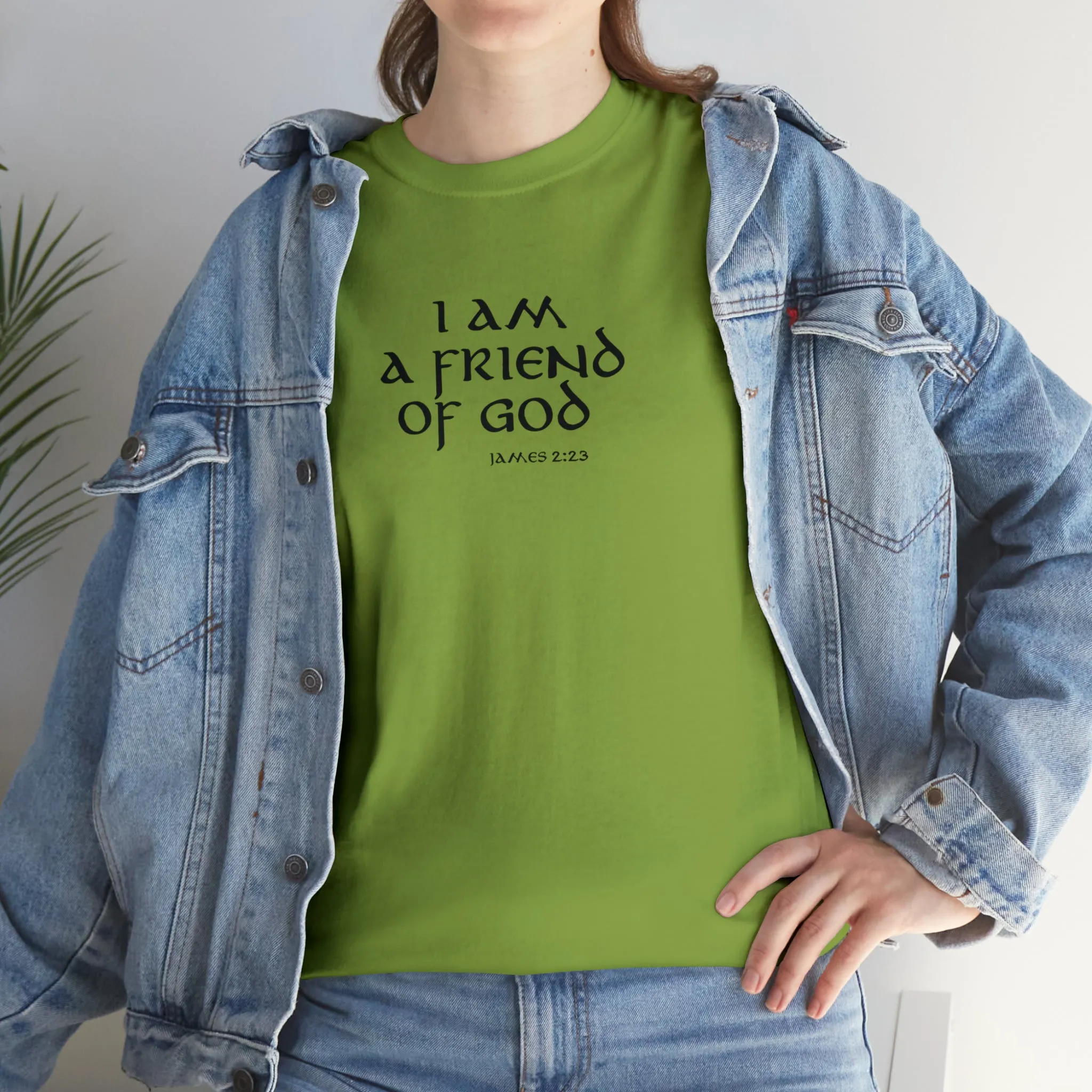 I Am A Friend Of God Men’s Unisex Heavy Cotton Tee