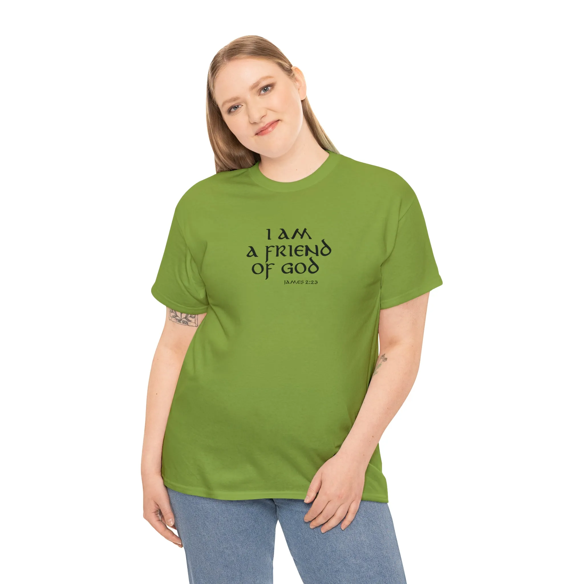 I Am A Friend Of God Men’s Unisex Heavy Cotton Tee