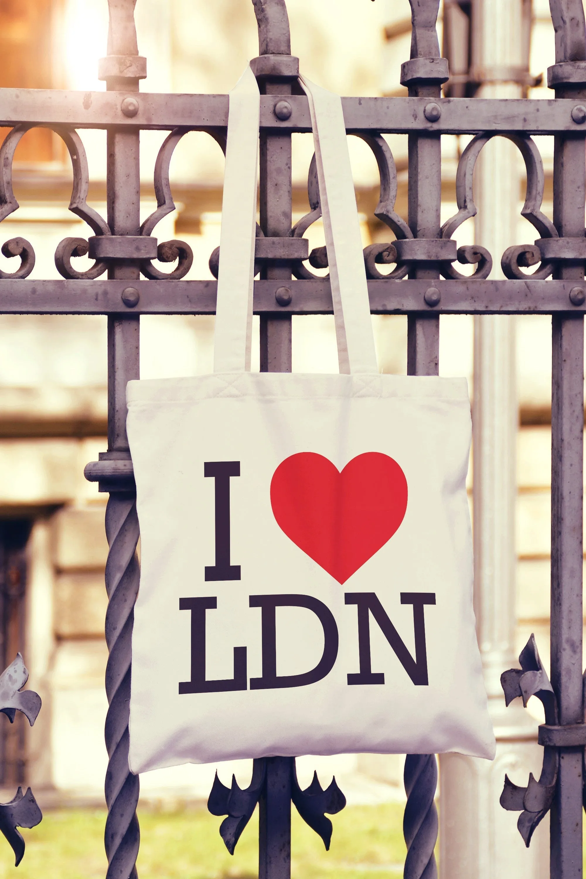 I Love Heart London Tote Bag