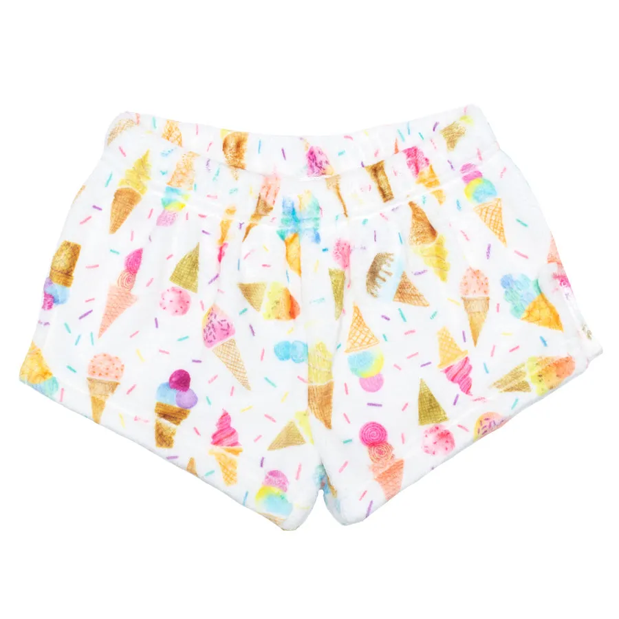 Ice Cream Plush Shorts