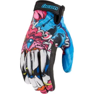 Icon Hooligan Beastie Bunny Gloves-Pink