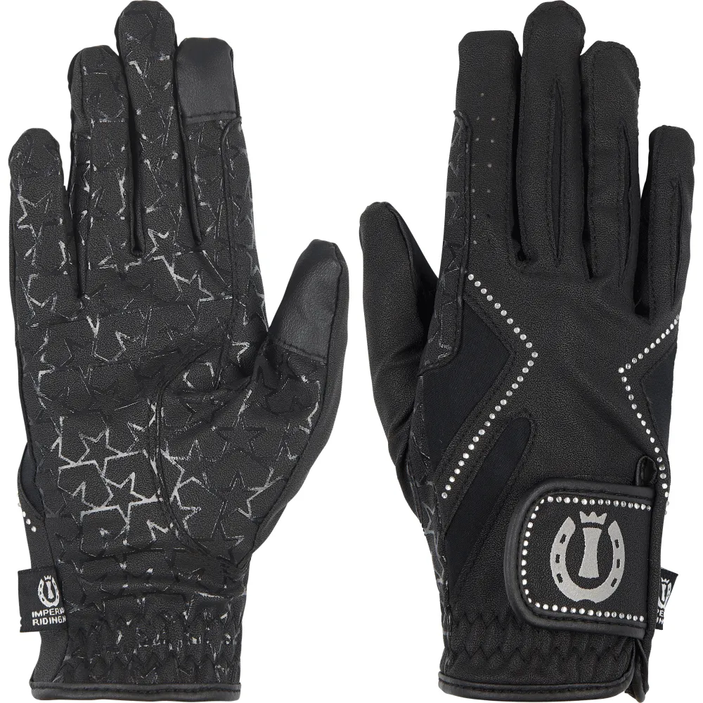 Imperial riding Black gloves