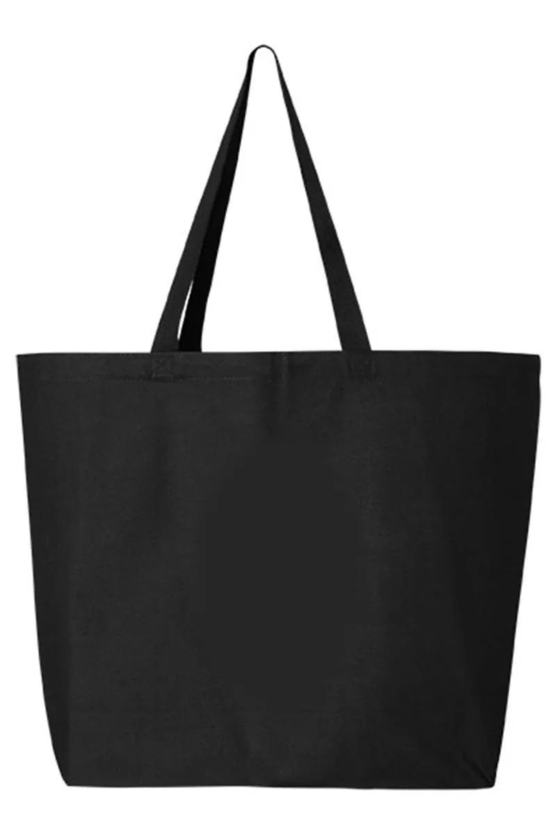Indigo Bunny Trio Canvas Jumbo Tote