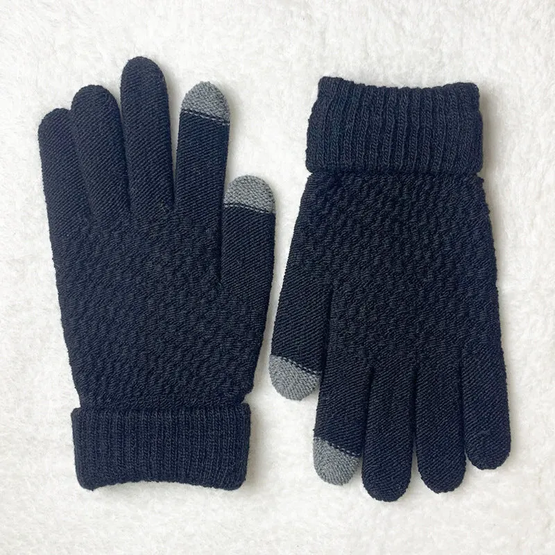 INSTOCK-Gloves women winter velvet thickened
