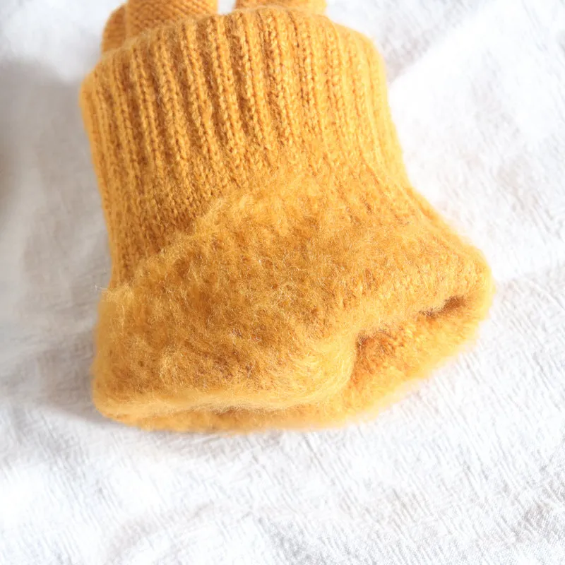 INSTOCK-Gloves women winter velvet thickened