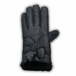 Insulated Faux Leather Winter Gloves