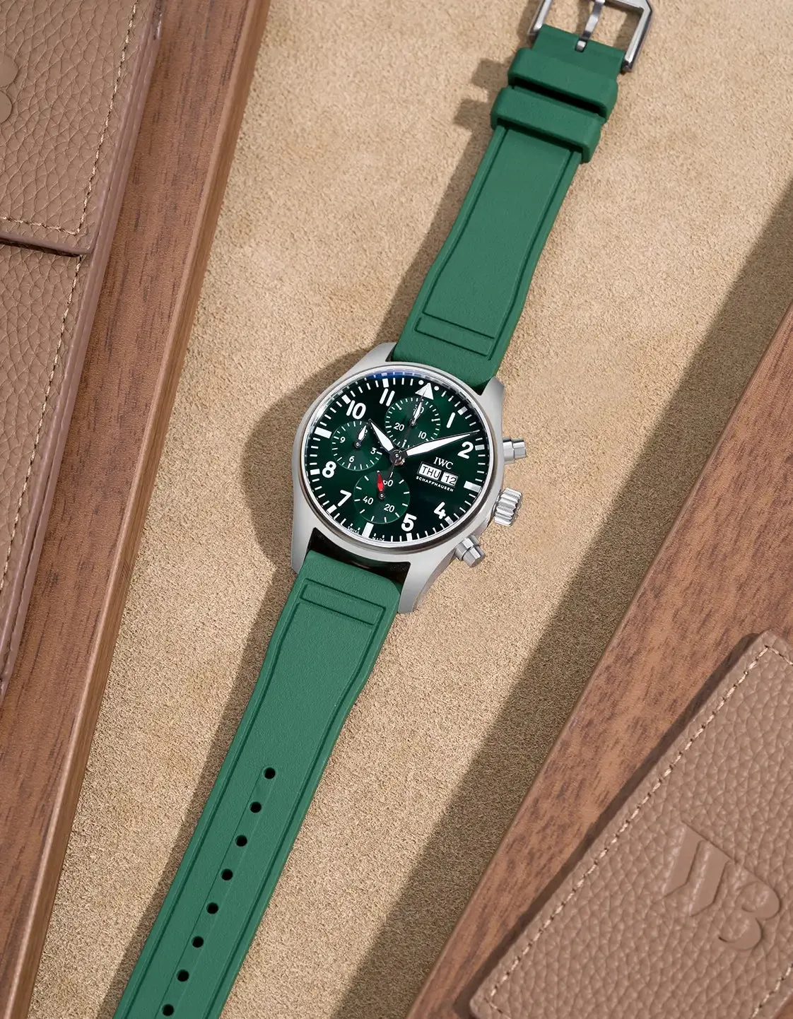 IWC Rubber Strap – Military Green