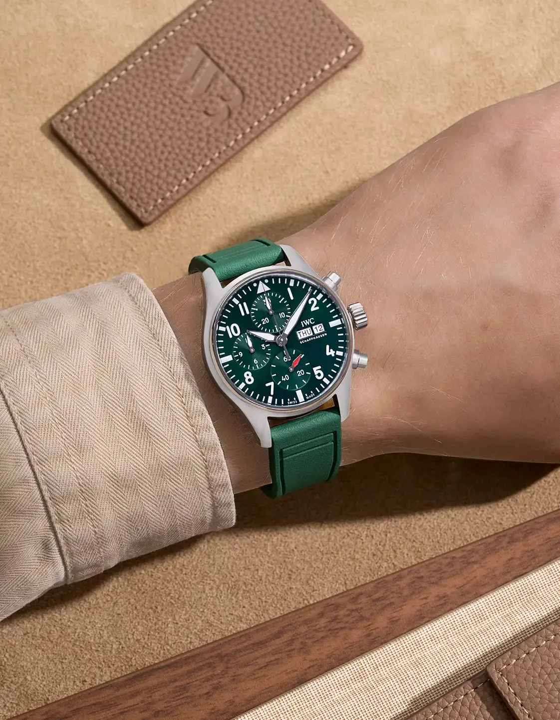 IWC Rubber Strap – Military Green