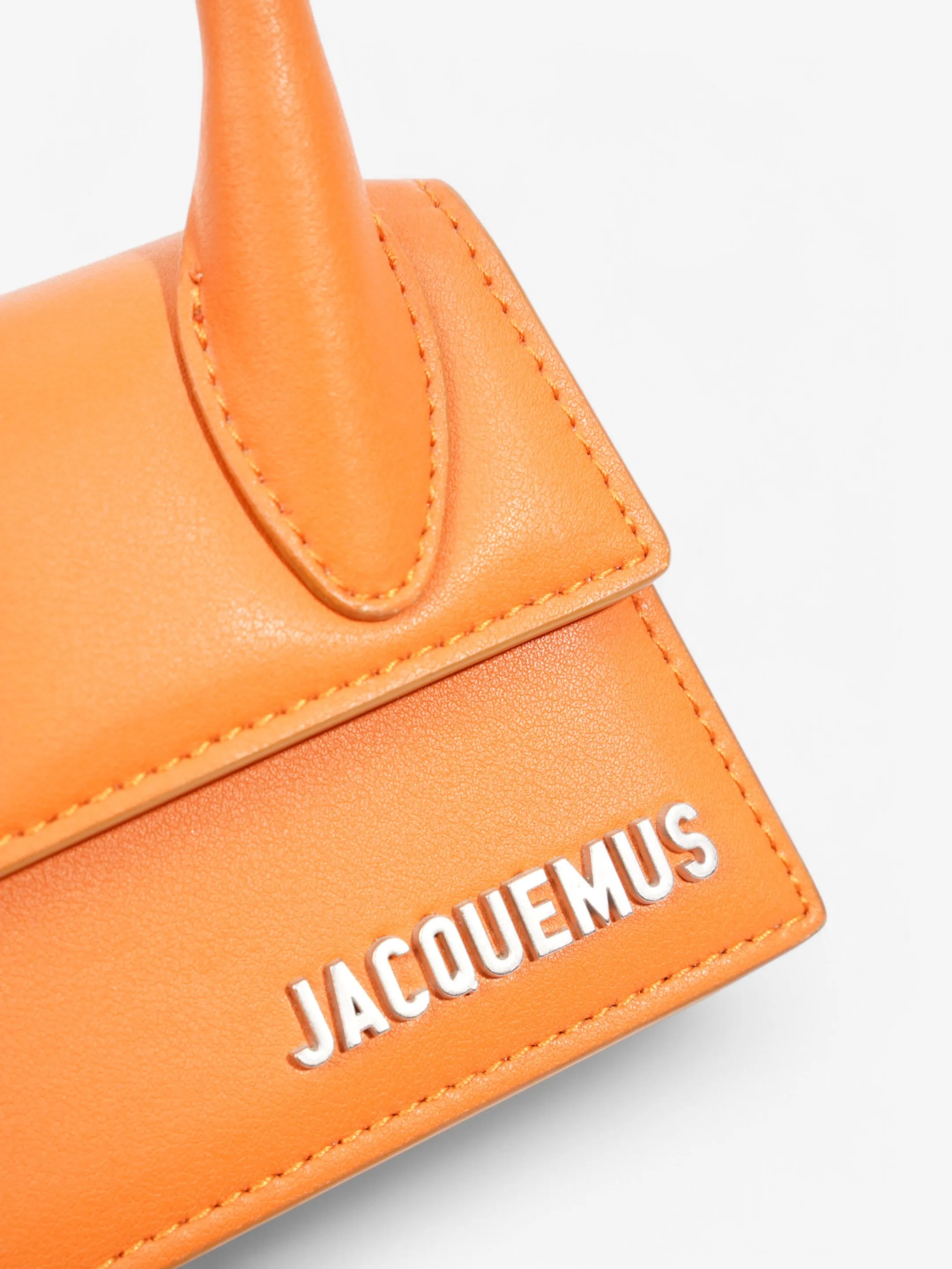 Jacquemus Le Chiquito Homme Orange Leather