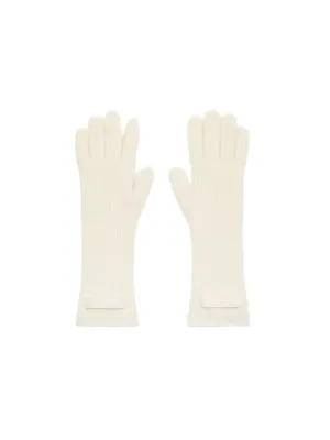 Jacquemus Les Gants Gros Grain in Off-White