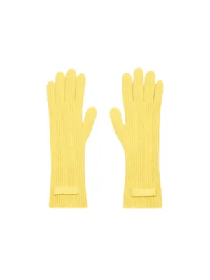 Jacquemus Les Gants Gros Grain in Yellow