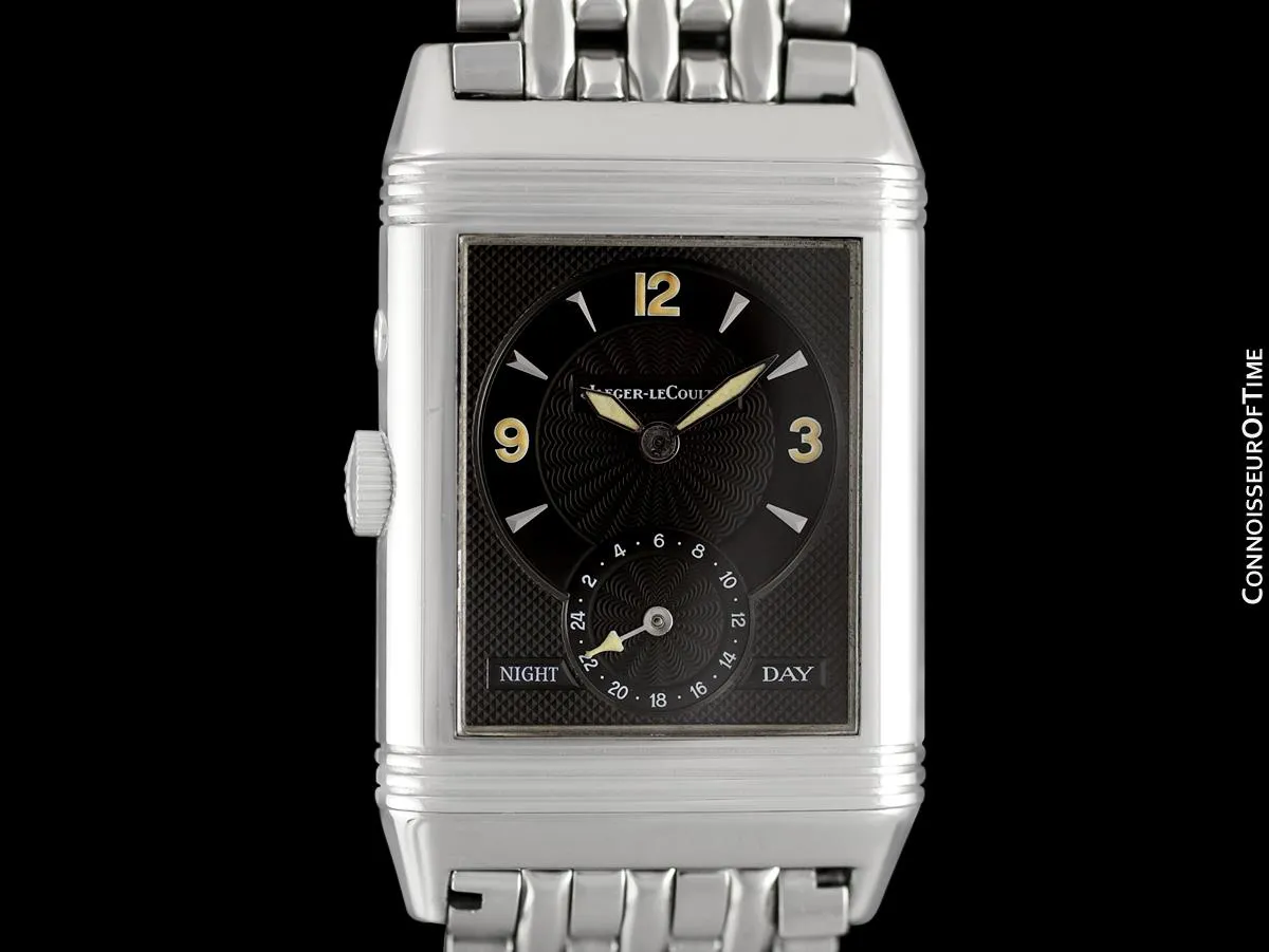 Jaeger-LeCoultre Reverso Night & Day Mens Watch, 270.8.54 - Stainless Steel