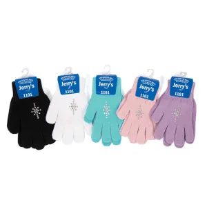 Jerry's 1101 Rhinestone Skating Gloves Tween / Adult Size