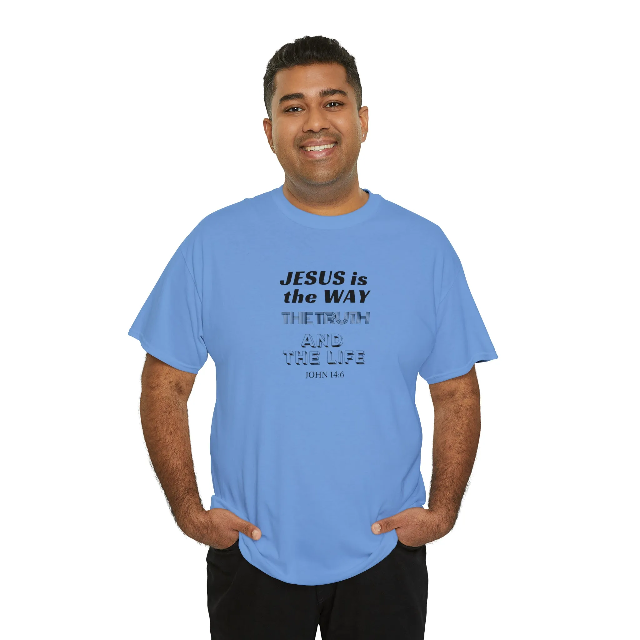 Jesus is the Way Men Unisex Heavy Cotton Tee